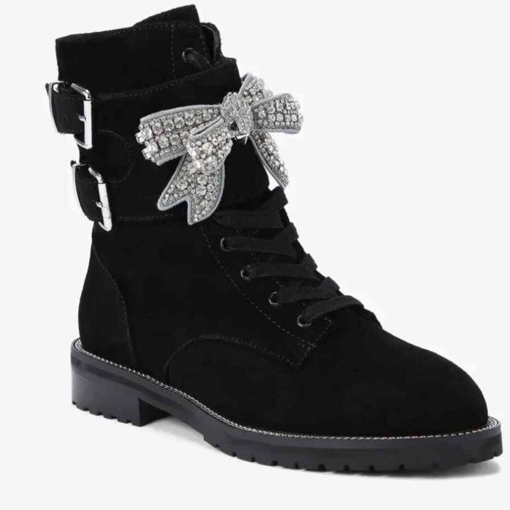 NWT KURT GEIGER LONDON SUTTON BOW BOOTS Sz 39.